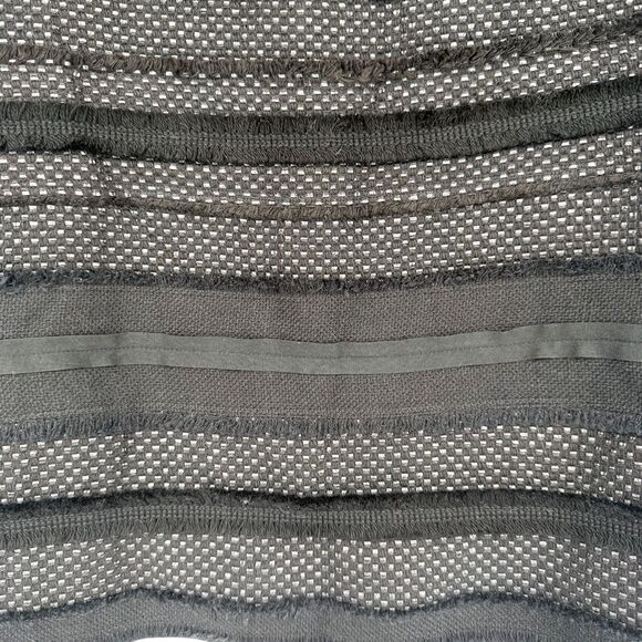 Talbots Tweed Pencil Skirt Size 10 Black Fringe Textured Lined Career Office NWT - Picture 5 of 15